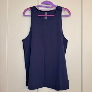 Outdoor Voices Men's GridTek Breezy Tank Blue Dark Sky Size Small NWT